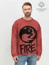 Мужской свитшот базовый / Emblems Fire