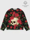 Мужской свитшот базовый / Skull | Roses