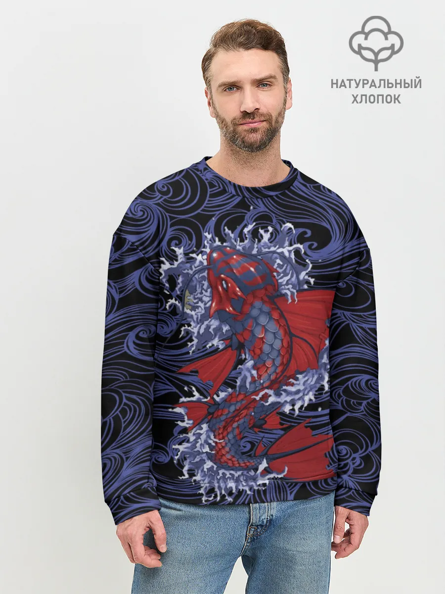 Мужской свитшот базовый / Рыба | Fish