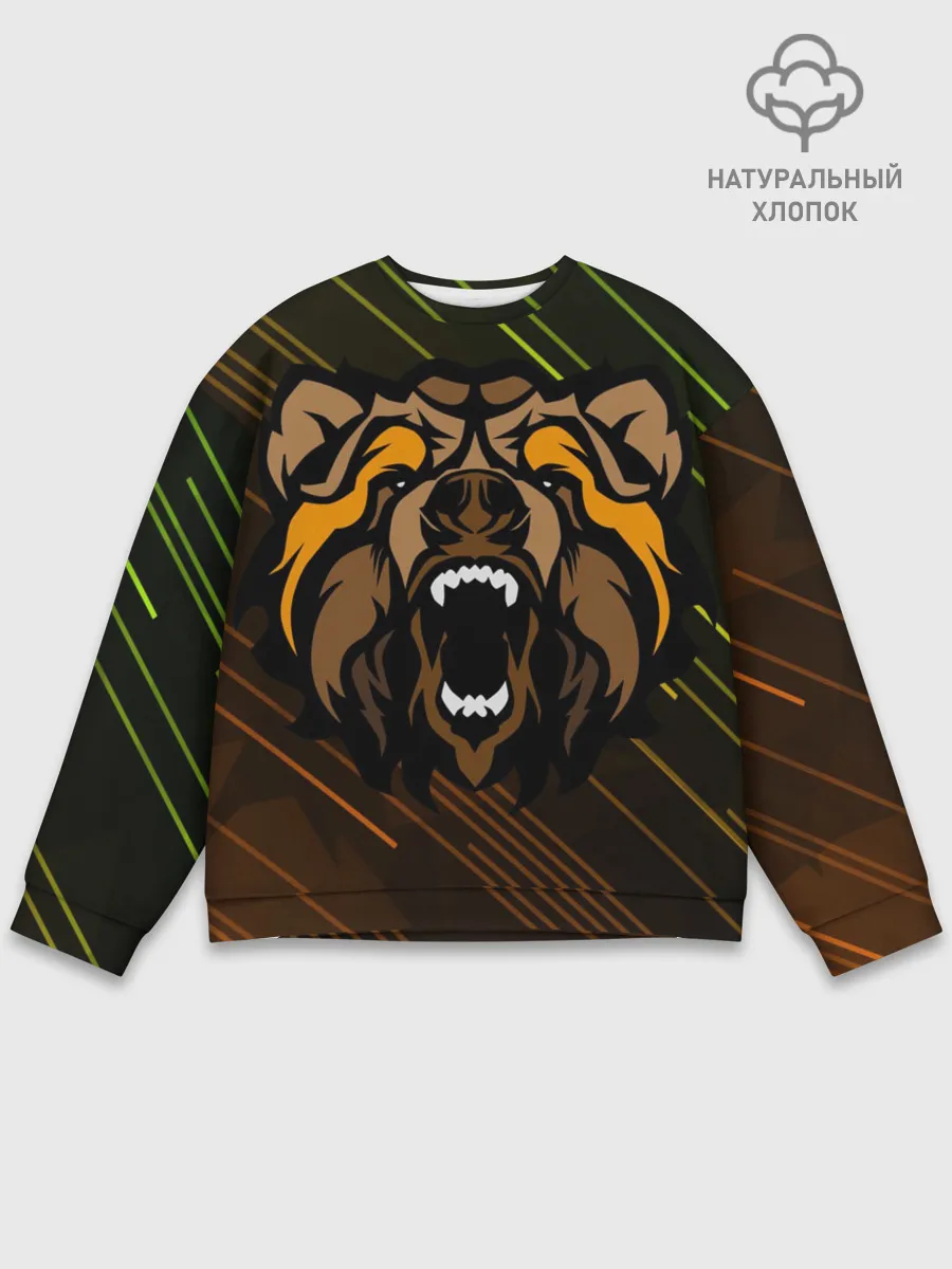 Мужской свитшот базовый / Angry Bear