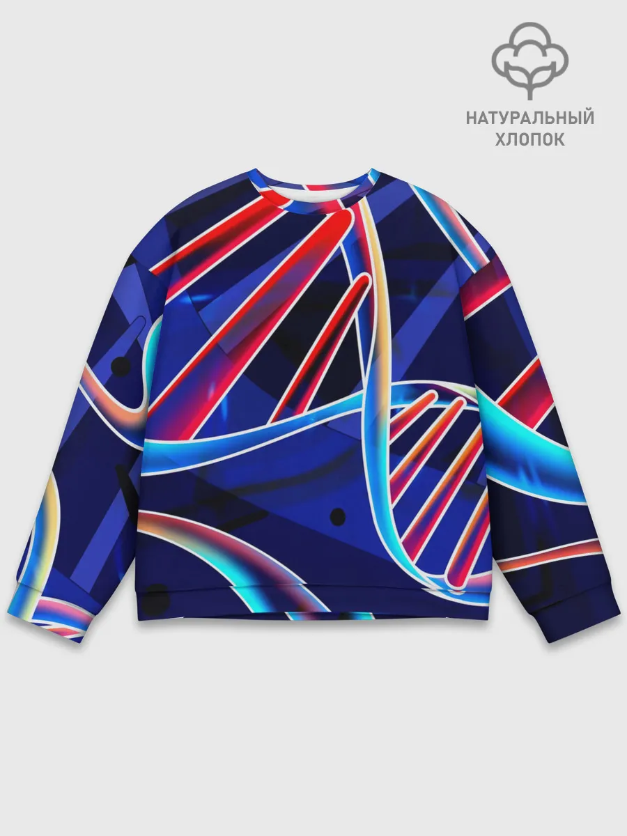 Мужской свитшот базовый / ДНК