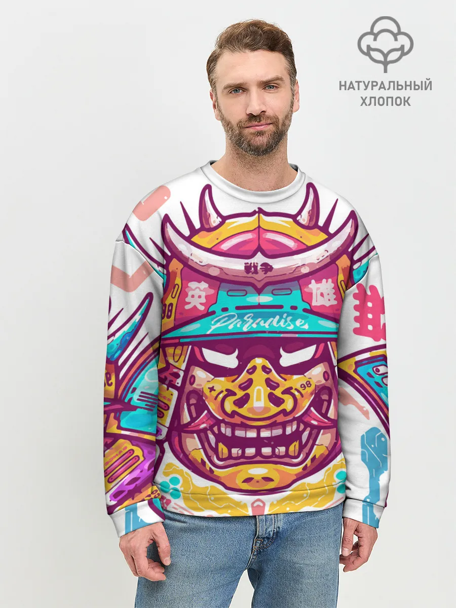 Мужской свитшот базовый / Светлый самурай