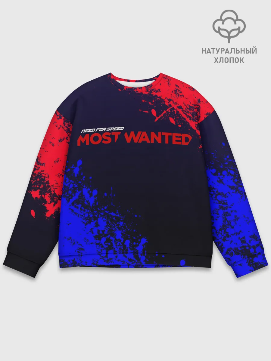 Мужской свитшот базовый / NFS Most Wanted