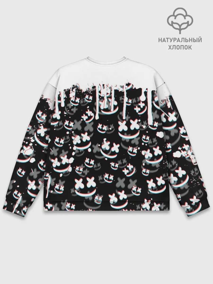 Мужской свитшот базовый / MARSHMELLO GLITCH
