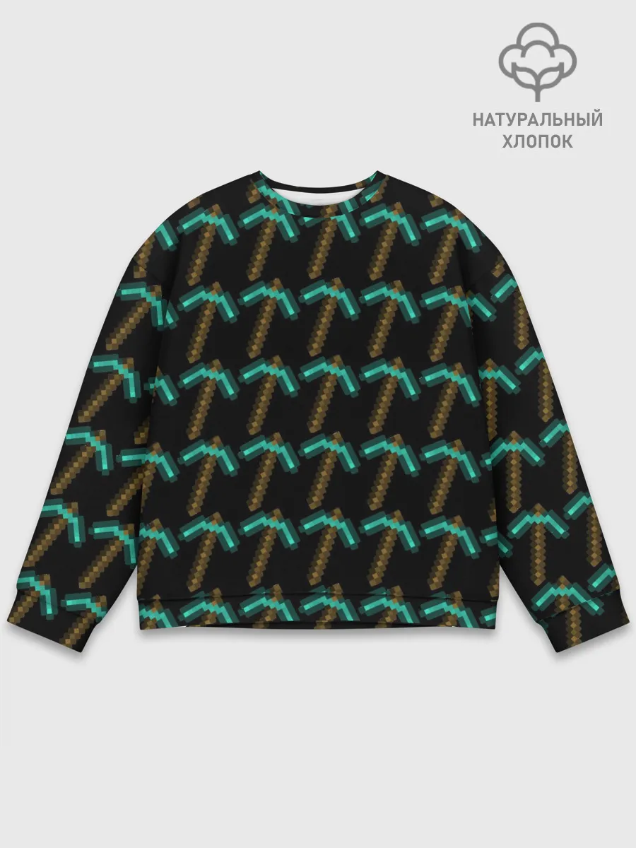 Мужской свитшот базовый / Майнкрафт Кирка