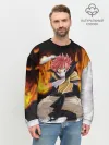 Мужской свитшот базовый / Fairy Tail воинственный Нацу