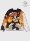 Мужской свитшот базовый / Fairy Tail воинственный Нацу