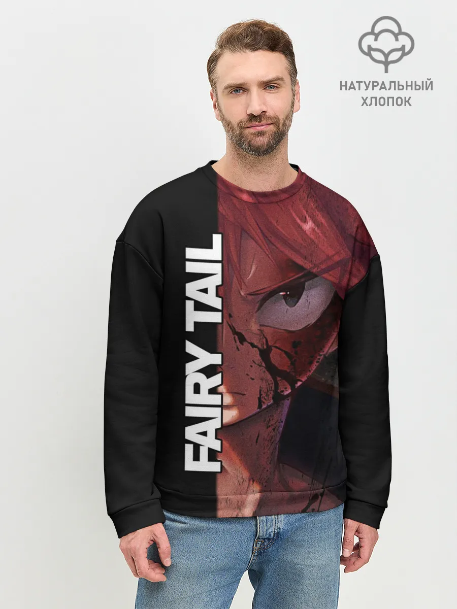Мужской свитшот базовый / Хвост Феи взгляд