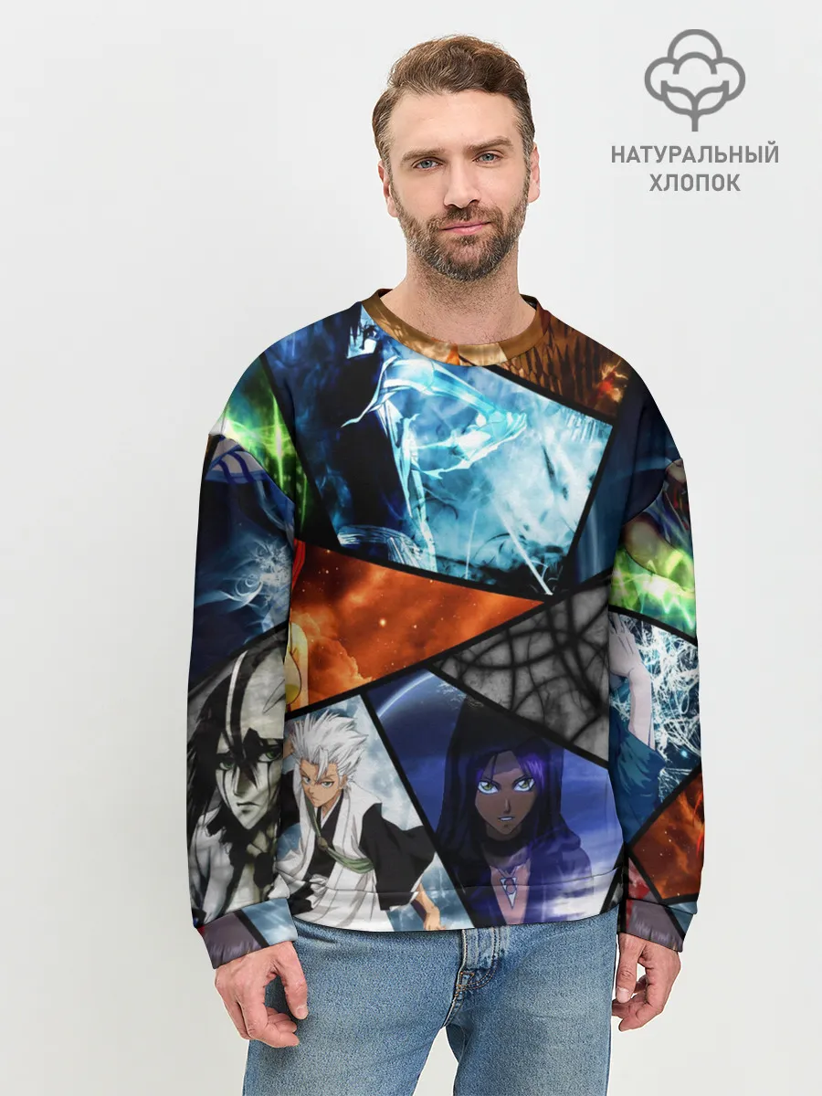 Мужской свитшот базовый / аниме персы