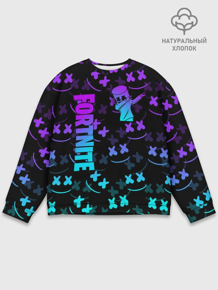 Мужской свитшот базовый / FORTNITE x MARSHMELLO | ФОРТНАЙТ