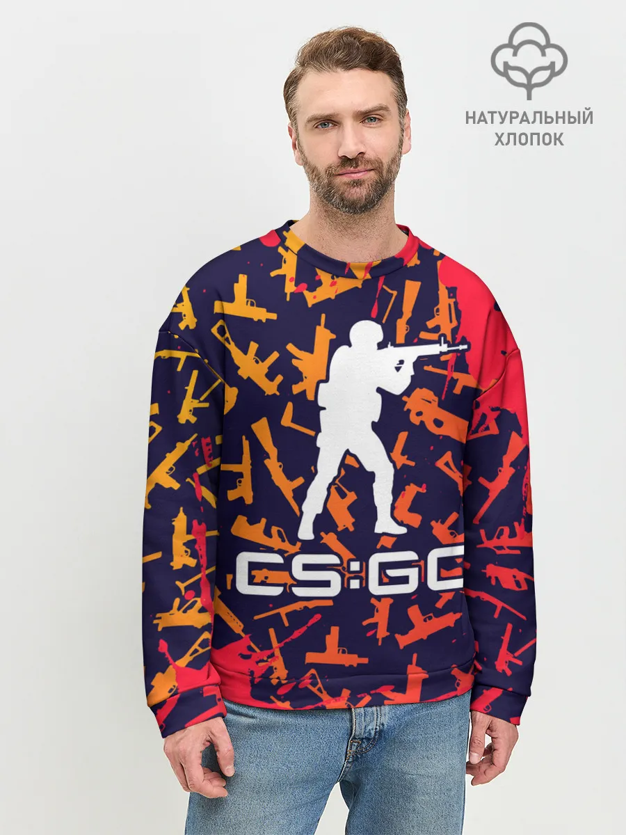 Мужской свитшот базовый / CS GO | КС ГО