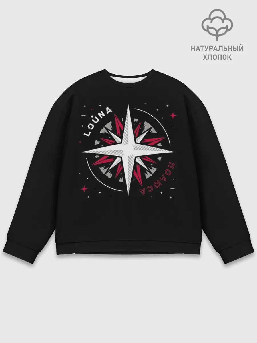 Мужской свитшот базовый / Louna - Полюса