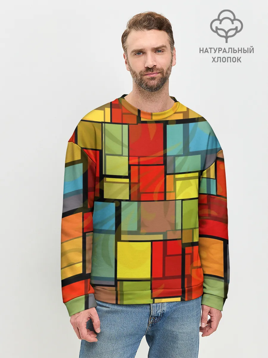 Мужской свитшот базовый / ГЕОМЕТРИЯ