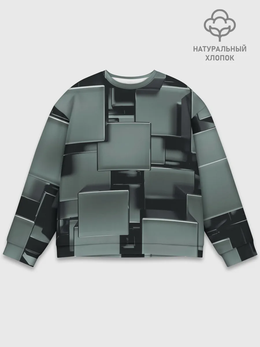 Мужской свитшот базовый / КУБИЗМ