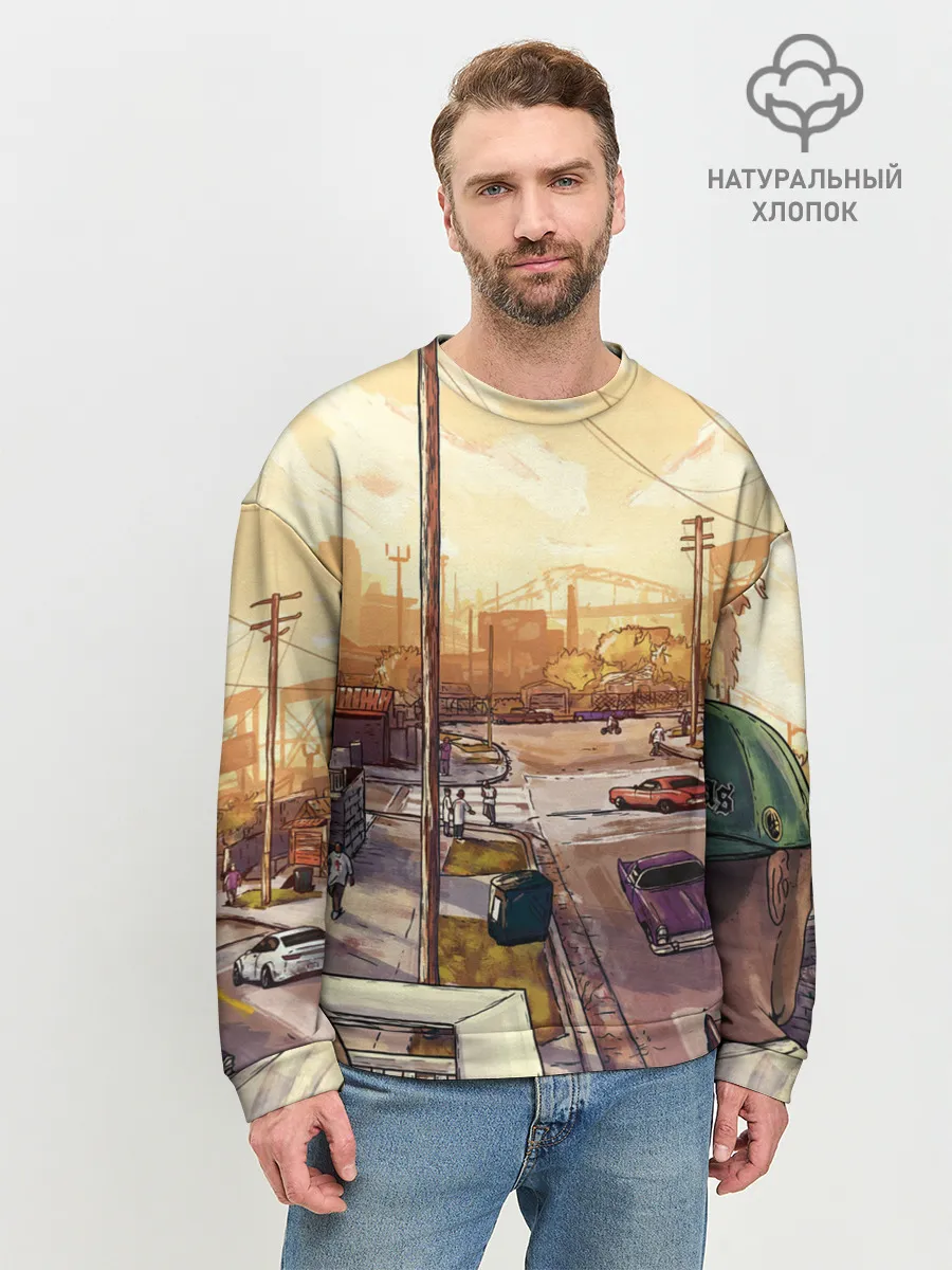 Мужской свитшот базовый / GTA San Andreas