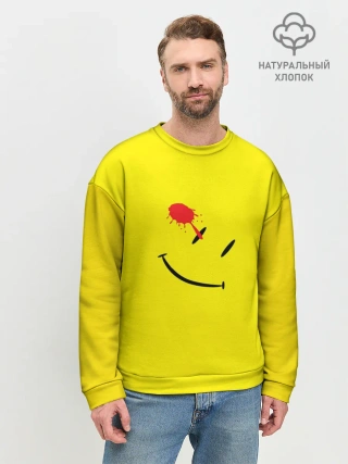 Мужской свитшот базовый / Смайлы