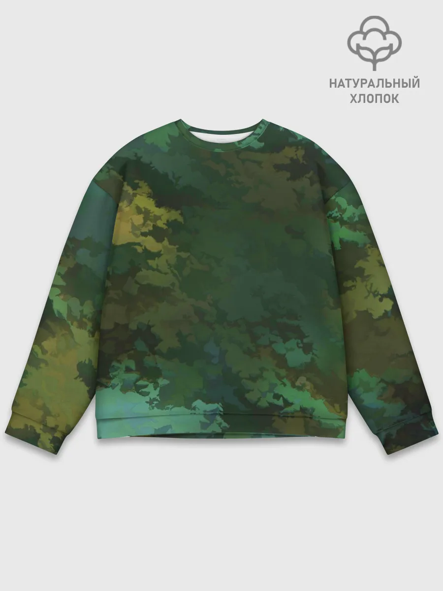Мужской свитшот базовый / Армейский Камуфляж | Ранний