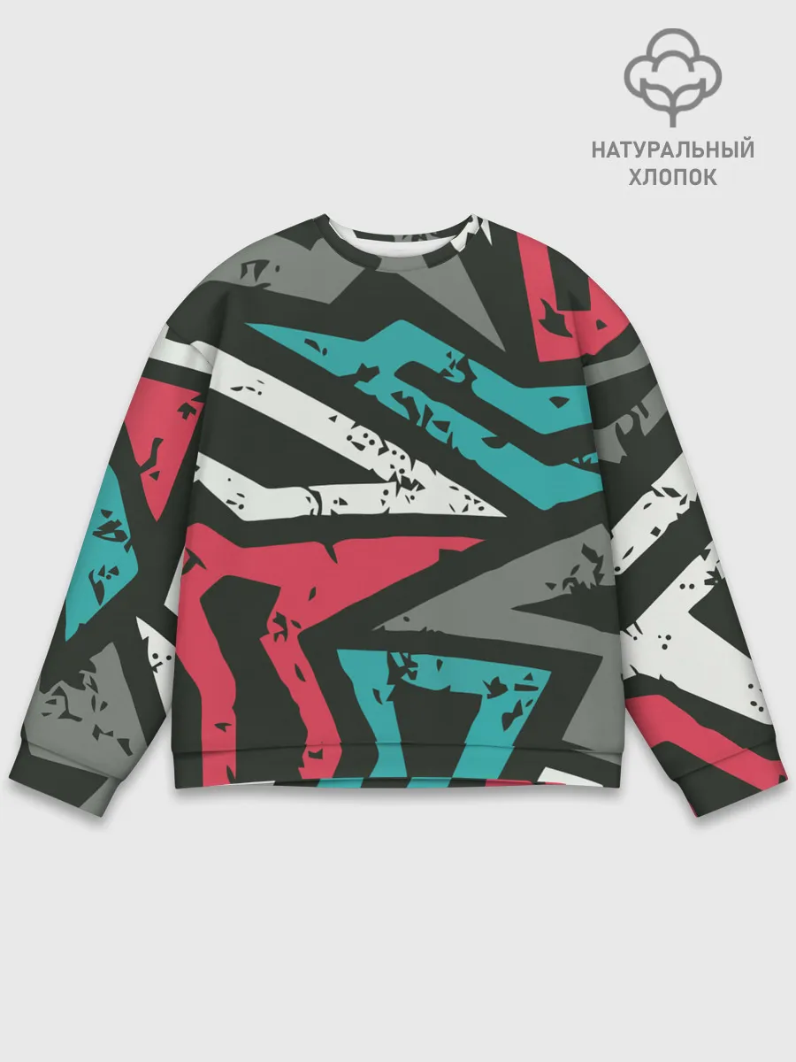 Мужской свитшот базовый / Geometric Abstraction