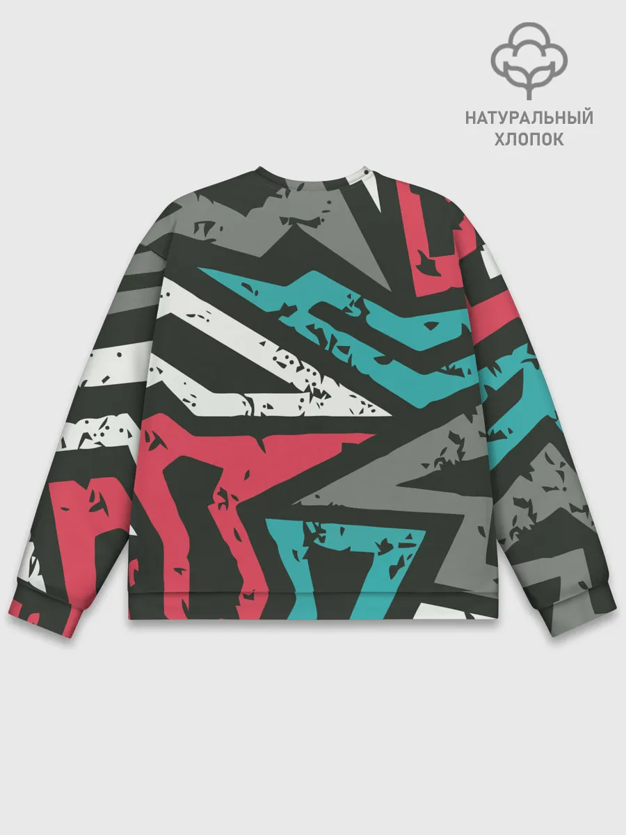 Мужской свитшот базовый / Geometric Abstraction