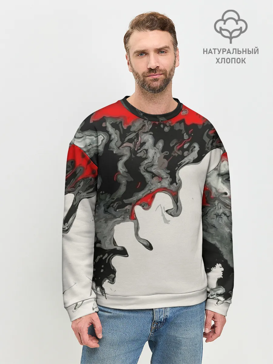 Мужской свитшот базовый / Abstraction
