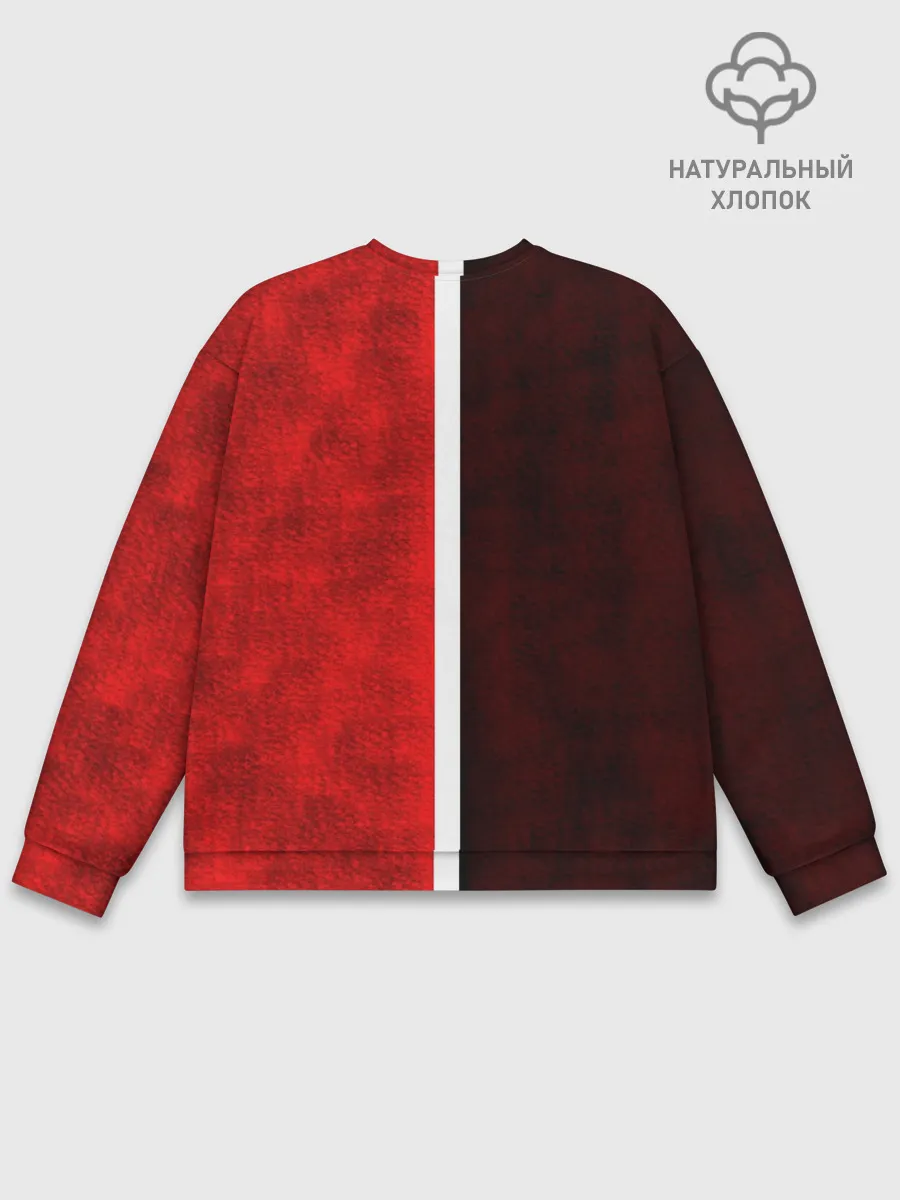 Мужской свитшот базовый / Манчестер Юнайтед 3D