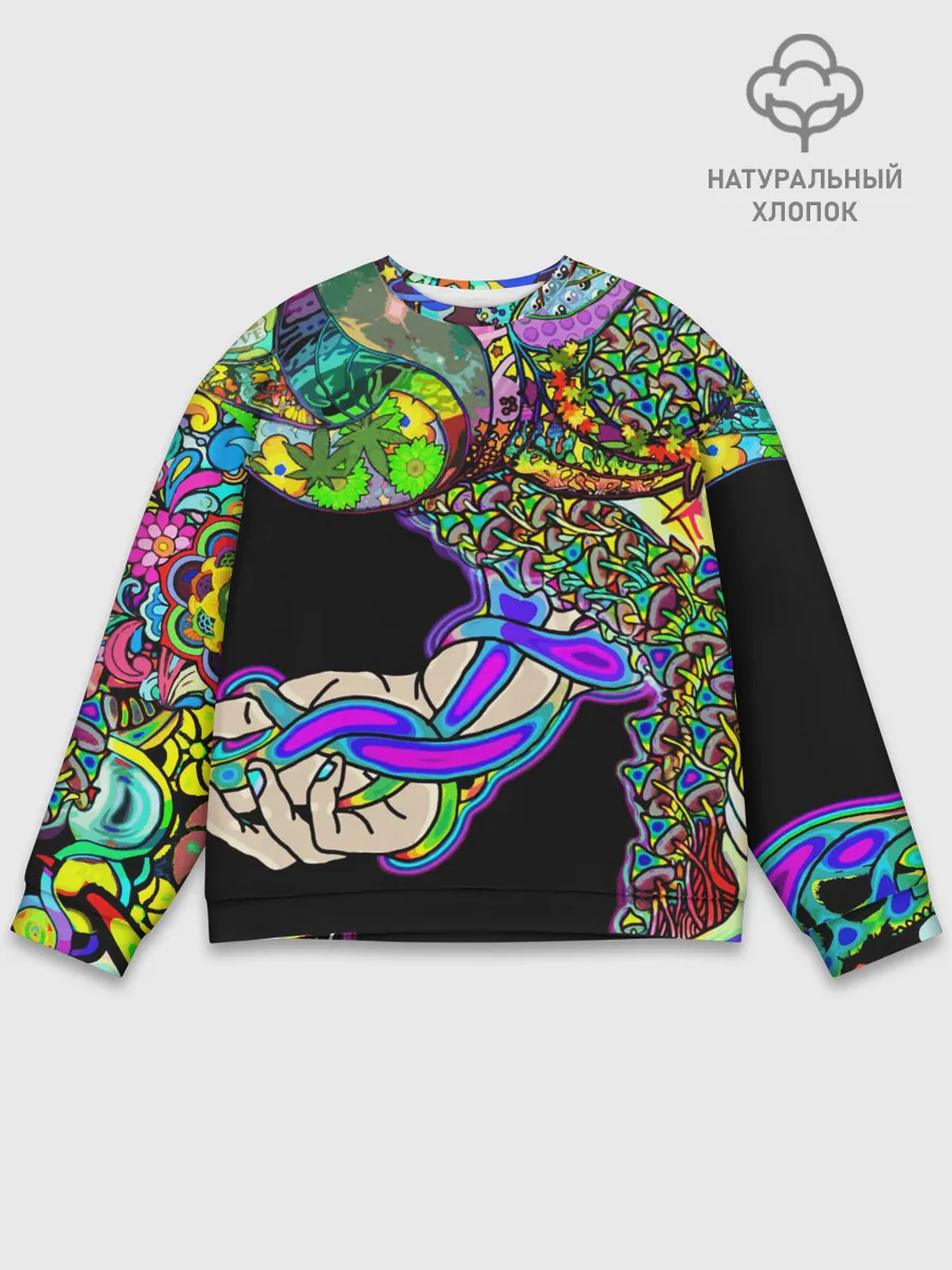 Мужской свитшот базовый / ПСИХОДЕЛИКА NEW