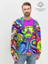 Мужской свитшот базовый / КИСЛОТНЫЕ РИСУНОК