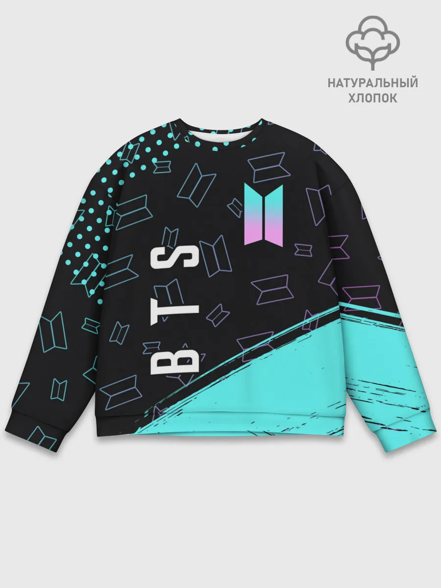 Мужской свитшот базовый / BTS / БТС