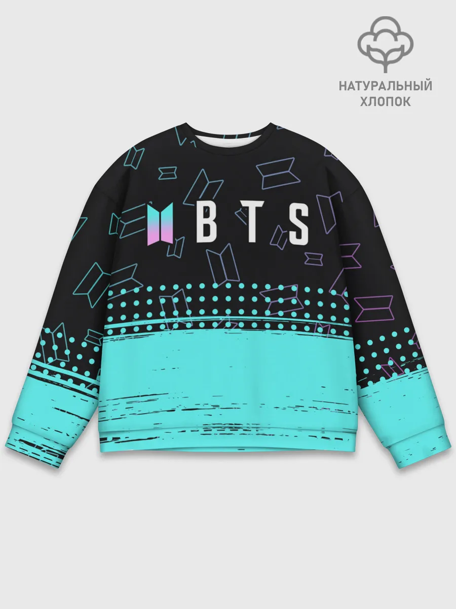 Мужской свитшот базовый / BTS / БТС