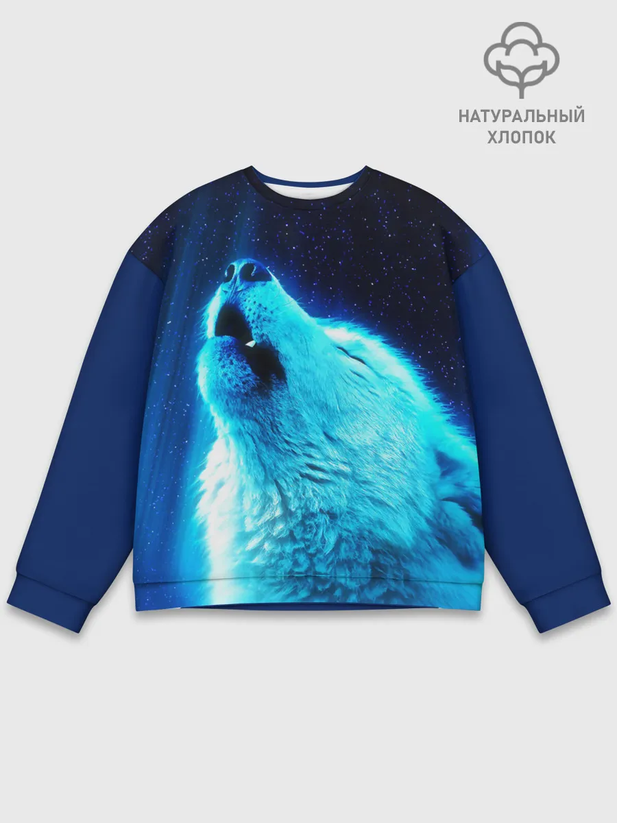 Мужской свитшот базовый / ВОЛЧИЙ ВОЙ