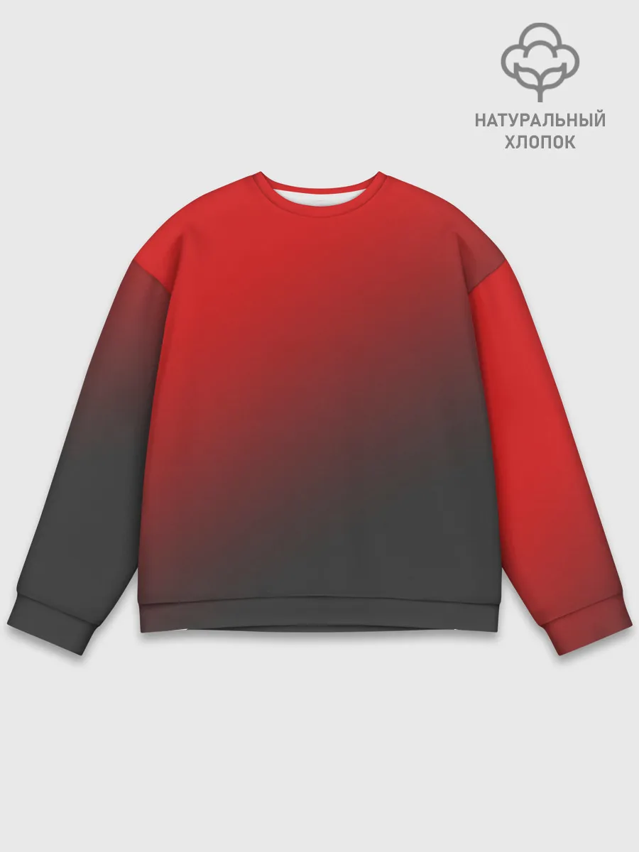 Мужской свитшот базовый / RED