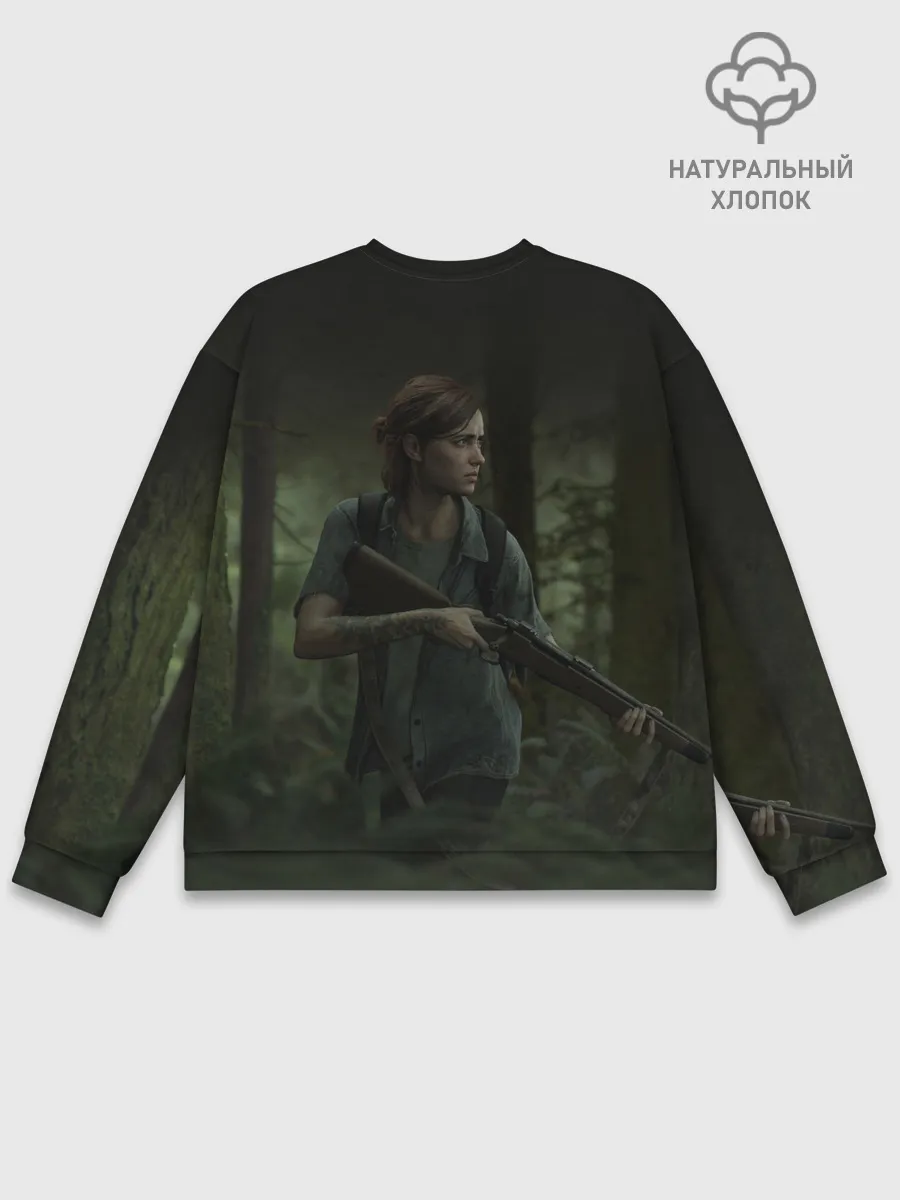 Мужской свитшот базовый / THE LAST OF US 2 ЭЛЛИ