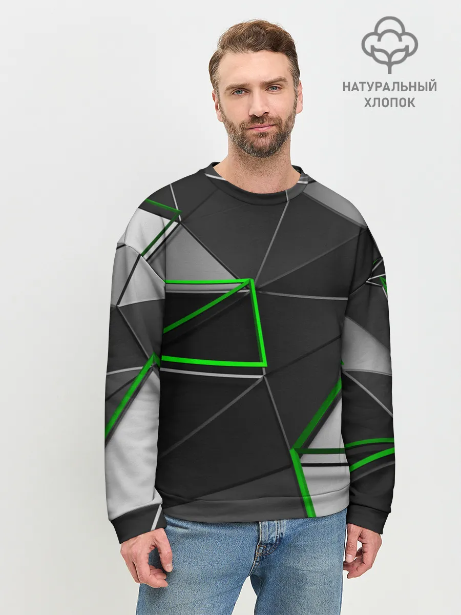 Мужской свитшот базовый / 3D полигон