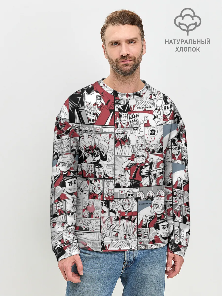 Мужской свитшот базовый / HELLTAKER