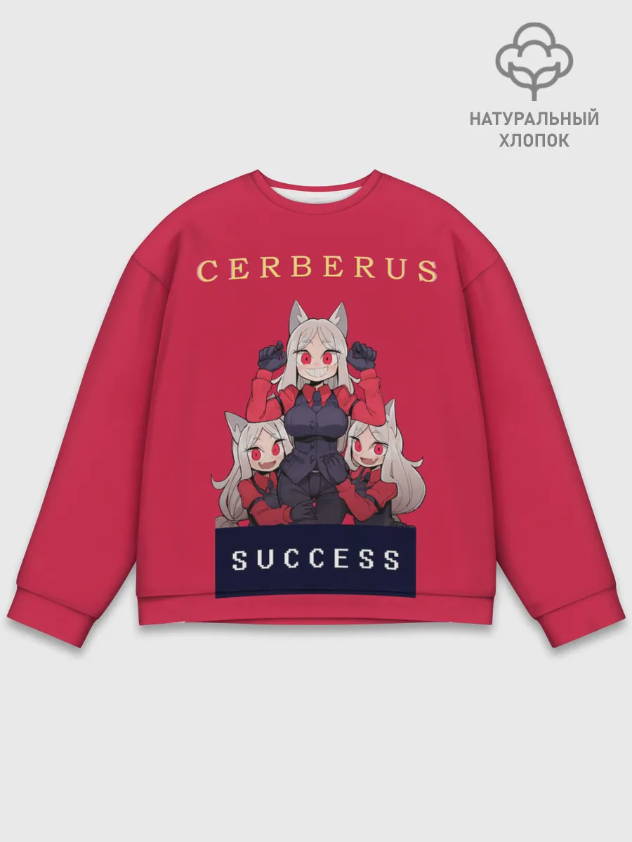 Мужской свитшот базовый / Helltaker: CERBERUS