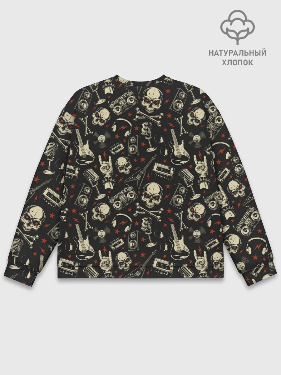 Мужской свитшот базовый / Heavy Metal