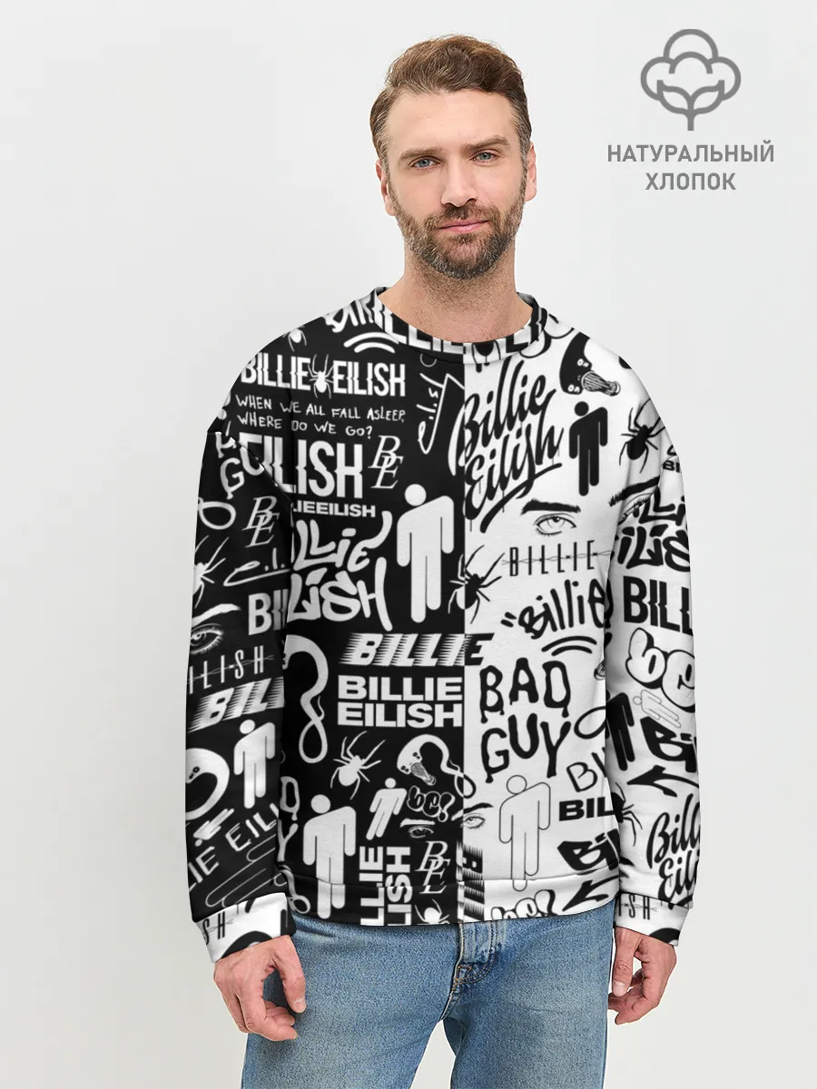 Мужской свитшот базовый / BILLIE EILISH | БИЛЛИ АЙЛИШ