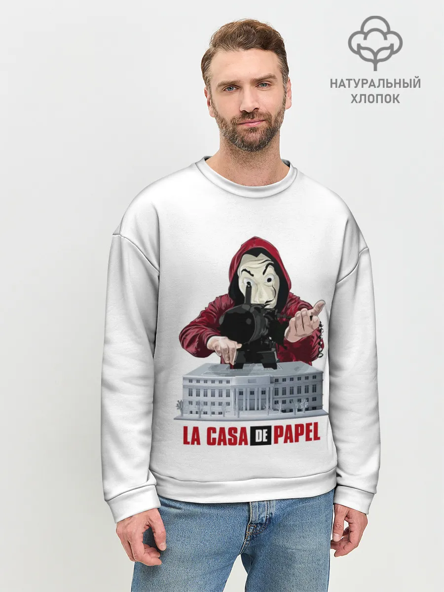 Мужской свитшот базовый / БУМАЖНЫЙ ДОМ