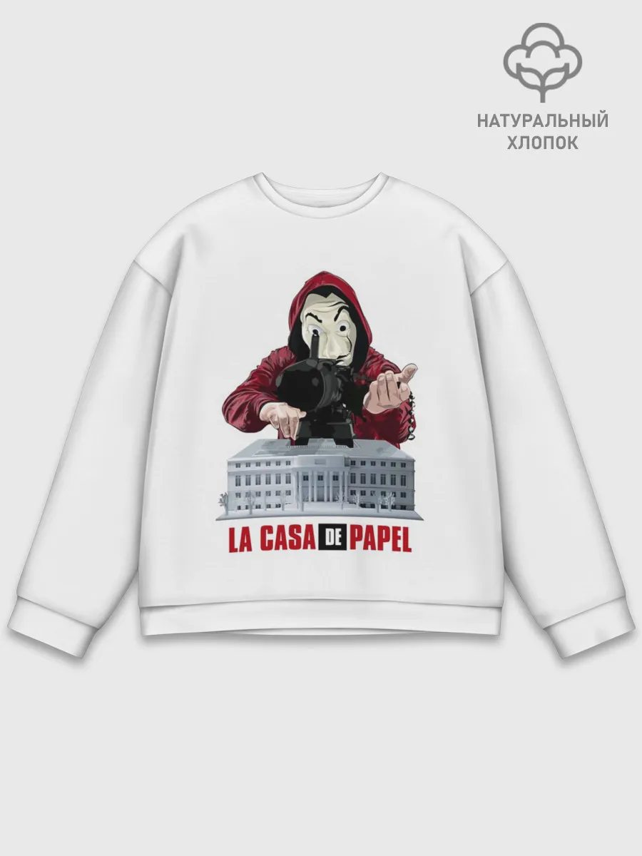 Мужской свитшот базовый / БУМАЖНЫЙ ДОМ