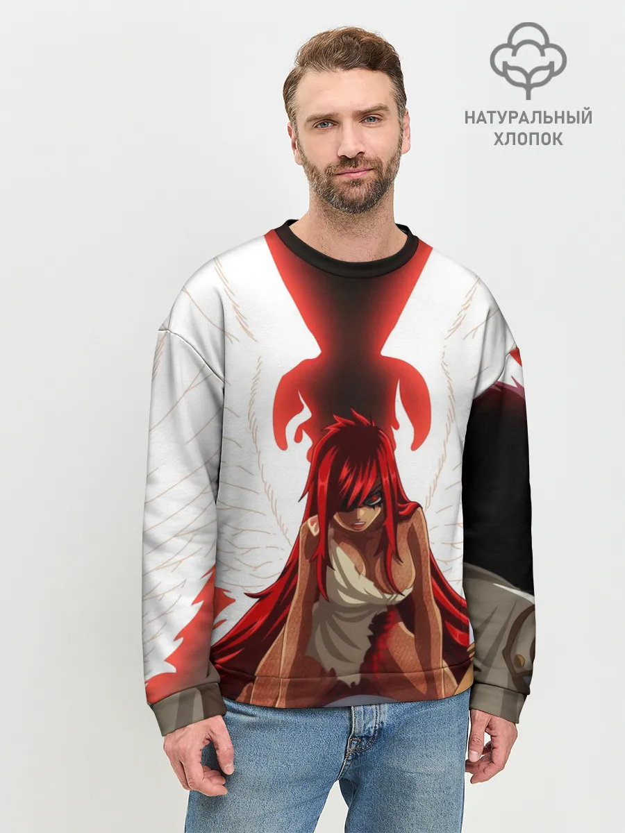 Мужской свитшот базовый / Эльза Фейри Тейл