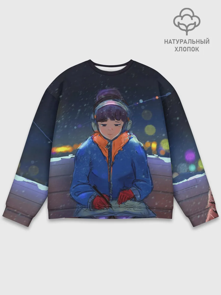 Мужской свитшот базовый / Зима