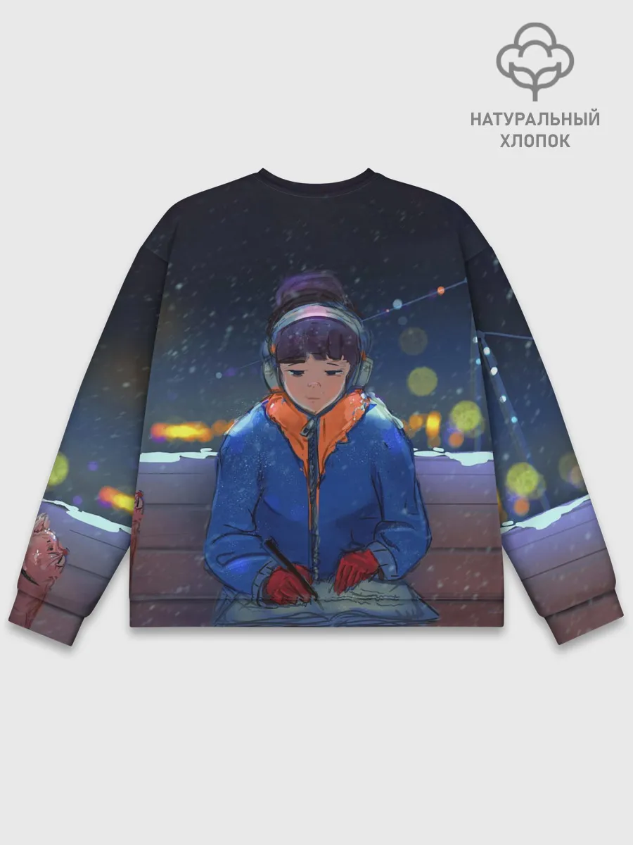 Мужской свитшот базовый / Зима