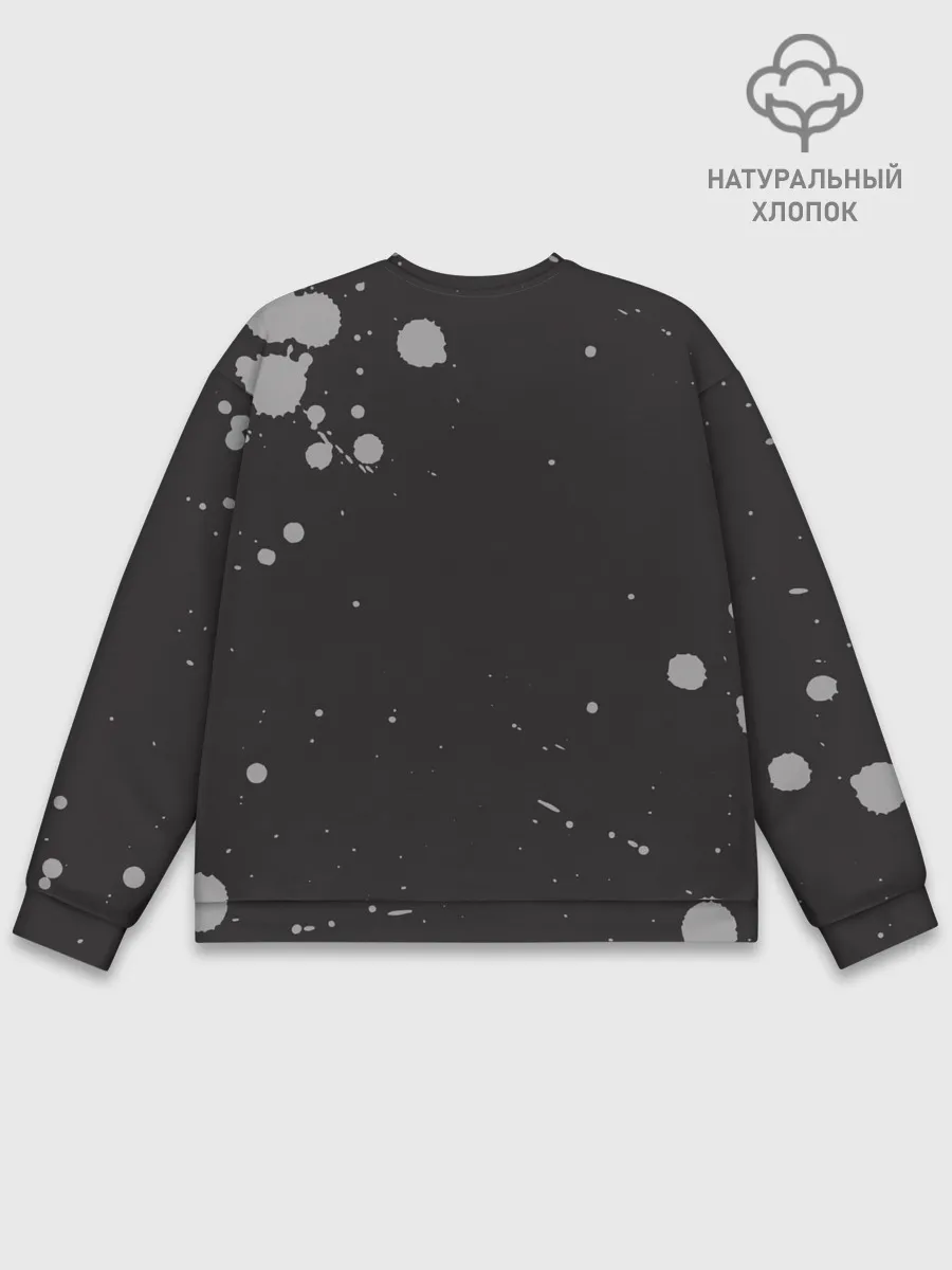 Мужской свитшот базовый / RIDE FAST - DIE LAST | МОТО ЖИЗНЬ