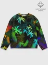 Мужской свитшот базовый / ПАЛЬМЫ / ТРОПИКИ