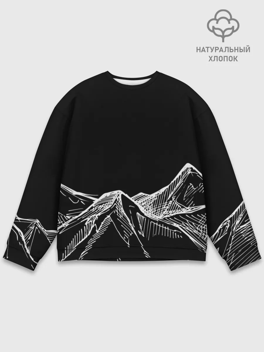 Мужской свитшот базовый / Горы