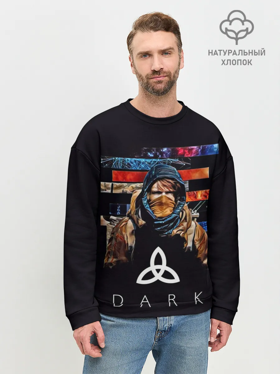 Мужской свитшот базовый / Тьма