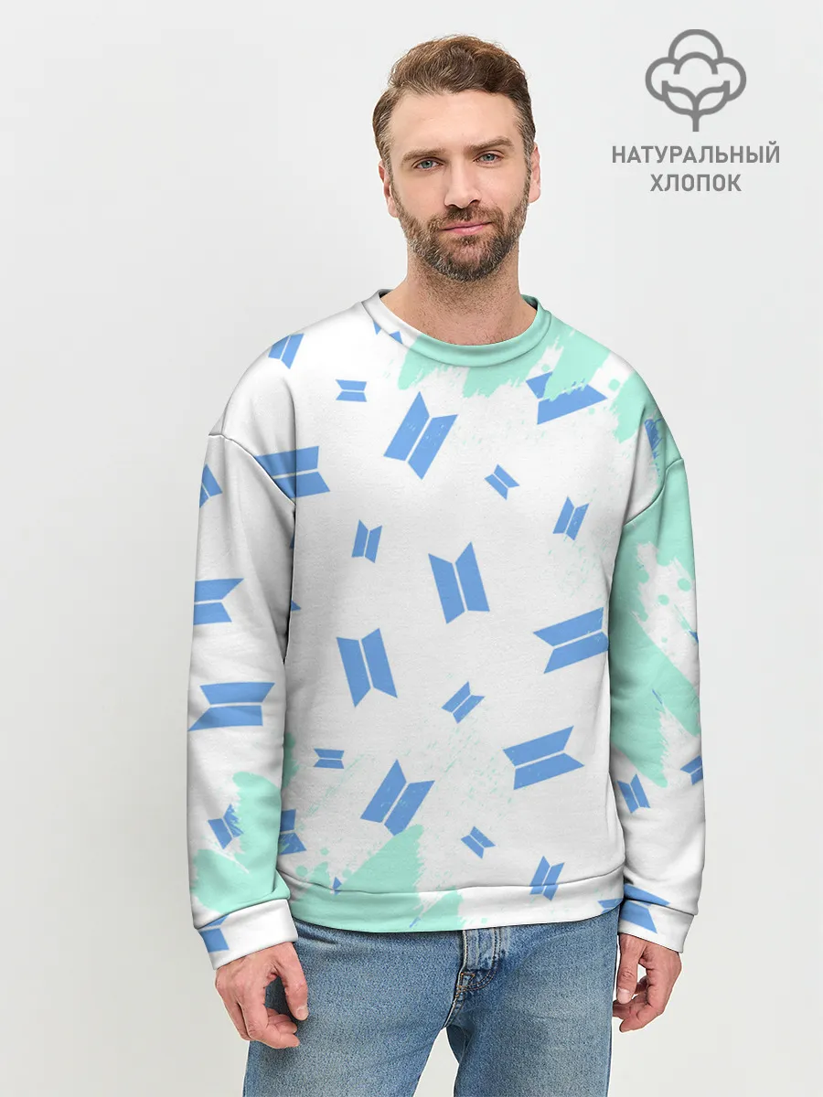 Мужской свитшот базовый / BTS / БТС