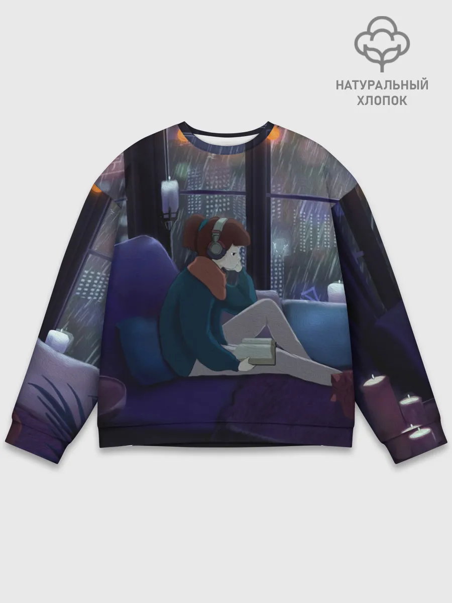 Мужской свитшот базовый / СИЖУ ДОМА