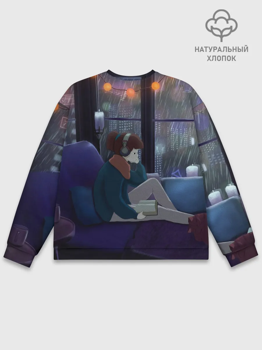 Мужской свитшот базовый / СИЖУ ДОМА