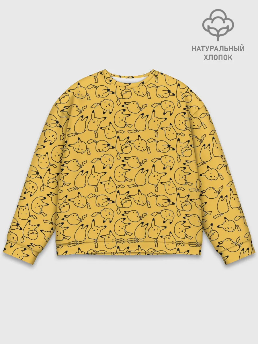 Мужской свитшот базовый / Покемон Пикачу